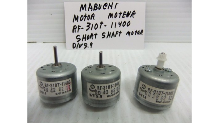 Mabuchi RF-310T-11400  moteur axe court D/V 5.9